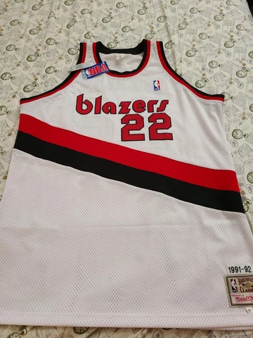 Mitchell Ness M&N Authentic Clyde Drexler Jersey s 52 NWT Portland Trail Blazers Cover