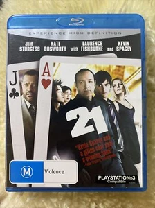 21 Blu-ray | Jim Sturgess, Kate Bosworth,Kevin Spacey | Region Free📪FAST POST📪 - Picture 1 of 2