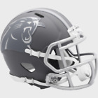 Carolina Panthers NFL. Mini Speed Football Helmet SLATE