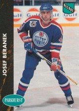 1991-92 Parkhurst French #47 JOSEF BERANEK - Edmonton Oilers