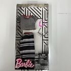 Barbie Fashion Complete Look Striped Top Skirt Set FKR97