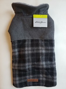 eddie bauer plaid dog jacket