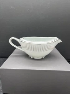 Noritake BIARRITZ Creamer Grey Feathers Mid Century Modern 6006 Vintge 1960's - Picture 1 of 11