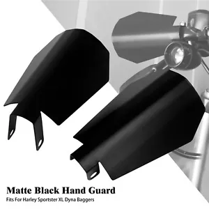 Handle Bar Hand Guards Protector Wind Deflector Fit For Harley Sportster Honda - Picture 1 of 9