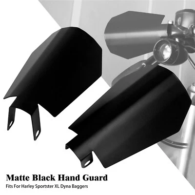 Handle Bar Hand Guards Protector Wind Deflector Fit For Harley Sportster Honda - Image 1 of 4