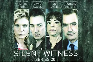 More details for silent witness - liz carr - signed promo picture-card - vgc