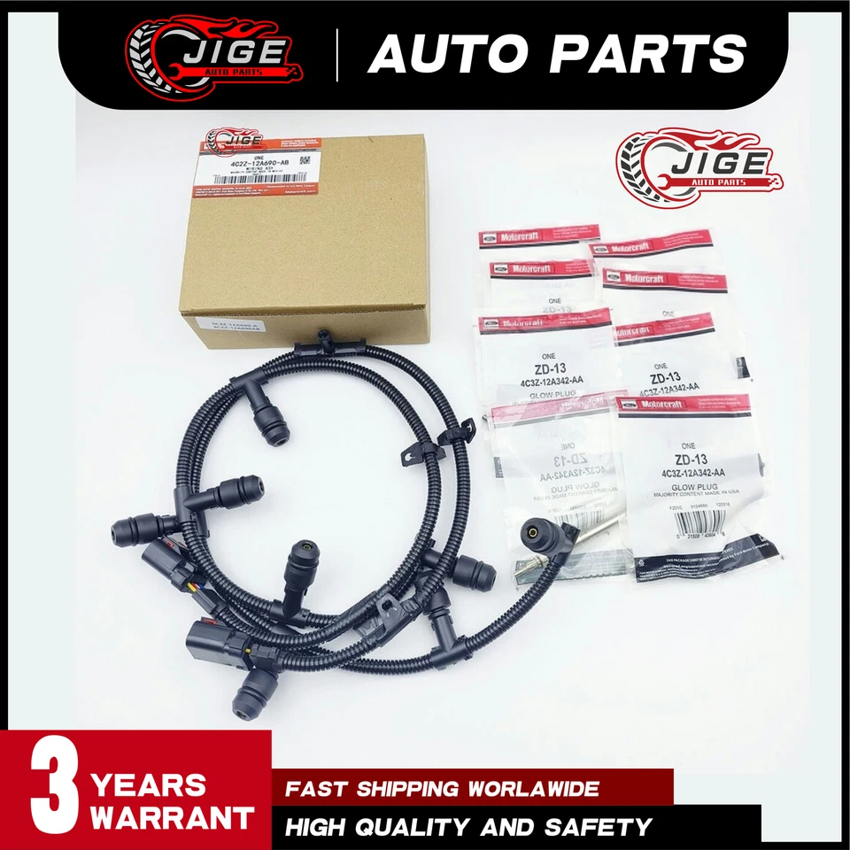 Motorcraft ZD13 发光插头和线束套件 适用于 04-10 福特 F250 6.0L Powerstroke — 第 1/4 张图片
