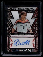 Karl-Heinz Riedle 2022/23 Panini Obsidian Lightning Strike Car 19/44 Germany