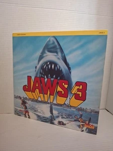 JAWS 3 (1983 LASERDISC)Dennis Quaid,RARE,gr - Afbeelding 1 van 3