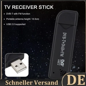 DVB-T DAB FM USB 2.0 Stick Digital TV Odbiornik antenowy Tuner transmisji wideo - Zdjęcie 1 z 7