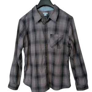 Carhartt Plaid Cotton Roll Tab Sleeve Shirt Size Large - Picture 1 of 10