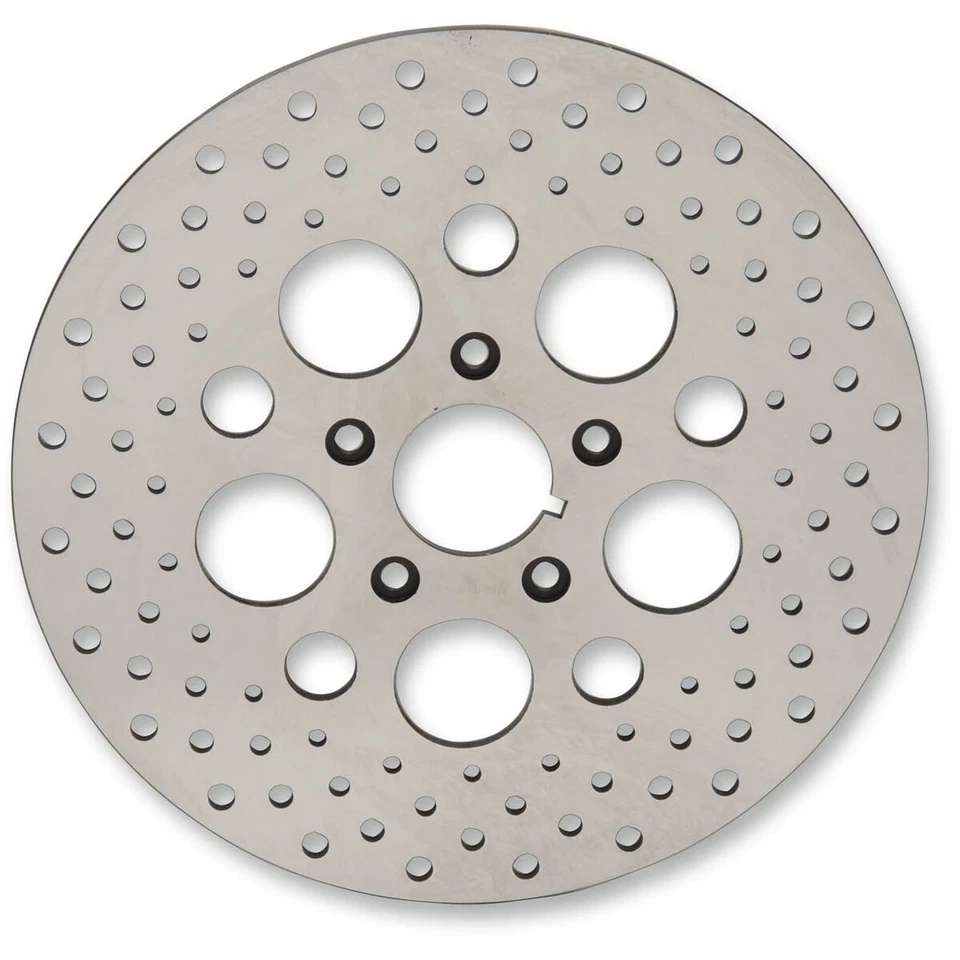 Drag Specialties Front 11,5 pulgadas Rotor de freno perforado de acero inoxidable - 1710-1903 Foto 1 de 1