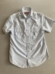 Craghoppers Men’s Nosilife Adventure Short Sleeve Blue Shirt Size Medium - Picture 1 of 15