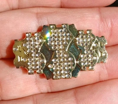 Cinturón Million Dollar Ted DiBiase Wrestlemania WWE WWF ESMALTE PIN Estrás DORADO Foto 1 de 4