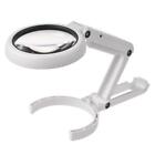 Folding 5X 10X  Illuminated Handheld Lens For Coins Stamps Book