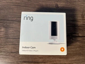 Caméra de sécurité intérieure Ring CAM (2e génération) DERNIER plug-in blanc - Photo 1/1