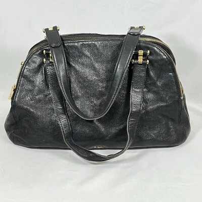 BOLSO LAUREN RALPH LAUREN CLÁSICO CUERO GRANULADO TRIPLE COMPARTIMENTO LUJO SILENCIOSO Foto 1 de 4