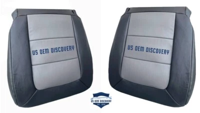 Ford Explorer Sport Trac 2003 parte inferior izquierda y derecha cubierta de asiento de cuero gris 2 tonos Foto 1 de 4