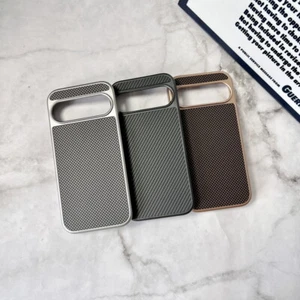 For Google Pixel 9 Pro XL 9 Pro Carbon Fiber Soft Bumper Back PC Case Cover - Picture 1 of 15