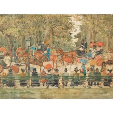 Maurice Prendergast Central Park 1901 Extra Large Wall Print Canvas Mural