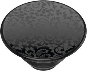 POPSOCKETS PopGrip Swappable Phone Grip - Lace Noir, Black - Picture 1 of 4