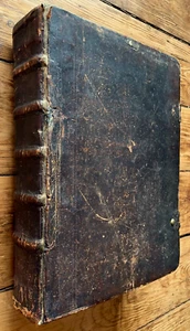 1813 Goeb Somerset Bible 1st "Frontier" Bible Biblia das ist Folio Leather VG - Picture 1 of 9
