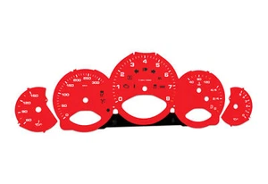 For Porsche Carrera 911, 997 Red - Speedometer gauges from MPH to km/h Gauges - Picture 1 of 6