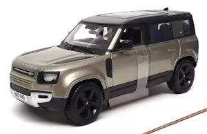 Burago 1/24 Scale 18-21101 - 2022 Land Rover Defender 110 - Met Green - Picture 1 of 5