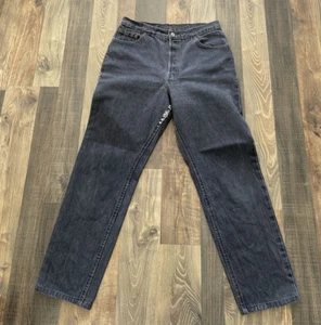 Levi's 26501-6159 Women’s W29 L28  Gray Jeans 501 Made USA *READ - Picture 1 of 12