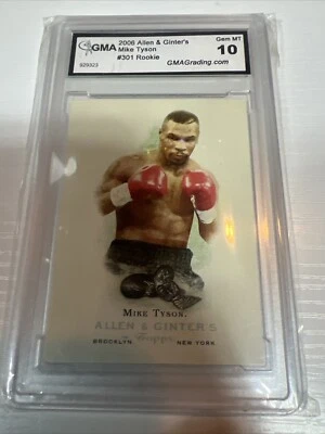 2006 Mike Tyson Allen & Ginter's Gem Mint 10 #301 - Image 1 of 4