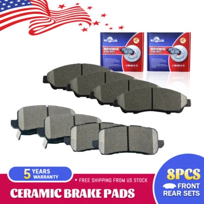 Керамические передние и задние дисковые тормозные колодки для Acura RLX 2014 2015 2016 - 2020 годов выпуска - Изображение 1 из 4