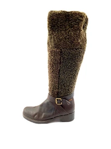 KMB DAMENSTIEFEL STIEFELETTEN BOOTS GR: 40 UK: 6,5 BRAUN - Bild 1 von 4