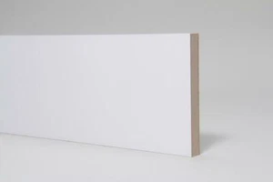 Skirting Board White Primed MDF Square Edged 144 x 18 x 2700mm - Picture 1 of 1