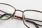 BEBE DAZZLING in Mocha 49-15-125 Semi Rimless Eyeglass Frames SMALL  A131