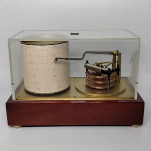 (ungetestet) Vintage Lufft (Modell 8005) Barograph batteriebetrieben (Made in Germany) - Bild 1 von 13