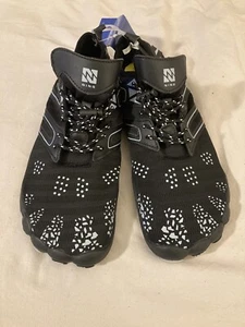 Ning Mens Size 45 USA 11.5 Black Barefoot Water & Land Sport Shoes Quick Dry NWT - Picture 1 of 15