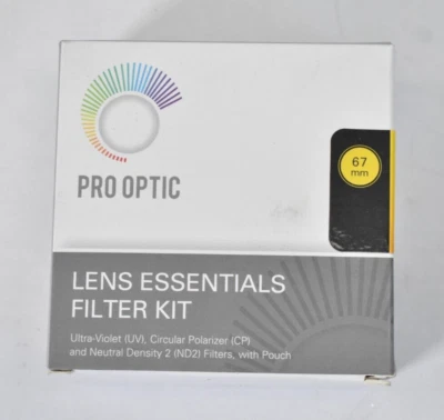 Pro Optic 67mm Digital Essentials Filter Kit Ultraviolet Circular Polarized ND2 - Image 1 of 4