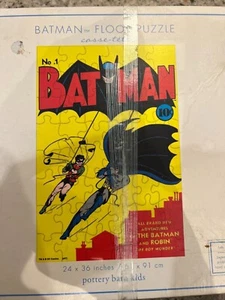 Pottery Barn Kids Batman 48 Large Pc Puzzle Batman First Edition Comic - Picture 1 of 3