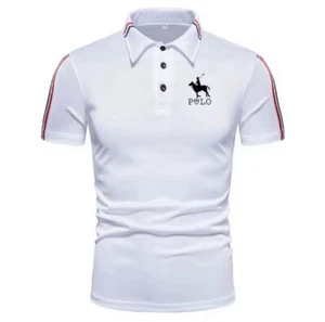New Summer Casual Short sleeved Shirt Men's Short sleeved Polo Shirt - Picture 1 of 1