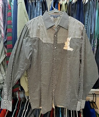 Marithe Francois Girbaud 90’s Vintage Pearl Snap Button Down! large! - Image 1 of 4