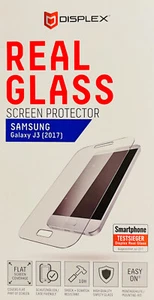 Displex Real Glass Samsung Galaxy J3 Display Schutz Echt Glas Folie 10H Klar - Zdjęcie 1 z 3