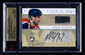 2006-07 ITG Ultimate Memorabilia 7th Edition Stick & Silver /50 Paul Coffey Auto