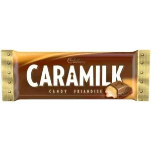 BARRAS CADBURY CARAMILK TAMAÑO COMPLETO HECHAS EN CANADÁ 4x50 g FRESCAS SEGURAS Y PROTEGIDAS - Imagen 1 de 1