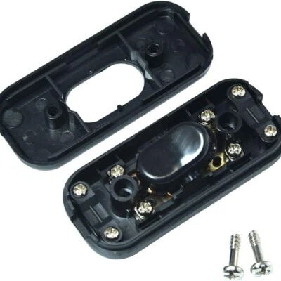 Schnurschalter EIN-AUS 250V / 6A Schnur-Zwischenschalter Lampen-Schalter - Bild 1 von 4