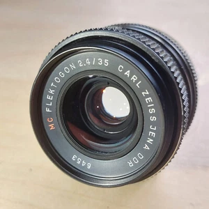 Carl Zeiss Jena DDR Flektogon MC 35mm F/2.4 Lens, M42 Mount - Picture 1 of 8