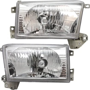 Front Headlight Lamp Clear Lens Left Right for Toyota Hilux Surf 180 185 4Runner - Picture 1 of 6
