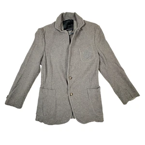 Black Tag by ZARA MAN Jacket Casual Embroidered Pocket 2 Button Closure Large - Picture 1 of 7