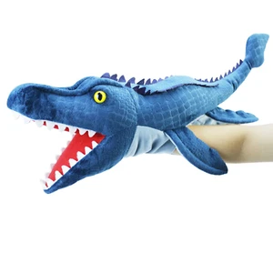 Puppets Dinosaur soft Plush Stuffed Story Toys Hand Puppet Dinosaur Toys For Kid - Picture 1 of 3