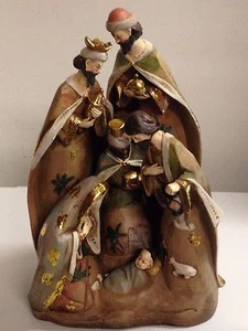 Belén 17" Estatua Resina Sagrada Familia Decoración Navidad - Imagen 1 de 8
