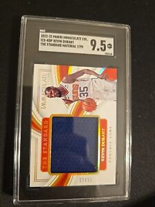 2022-23 Panini Immaculate Kevin Durant The Standard Patch /99 #ICS-KDP SGC 9.5